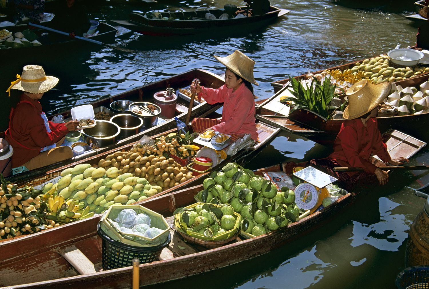 Un viaje alucinante en el mercado flotante de Damnoen Saduak