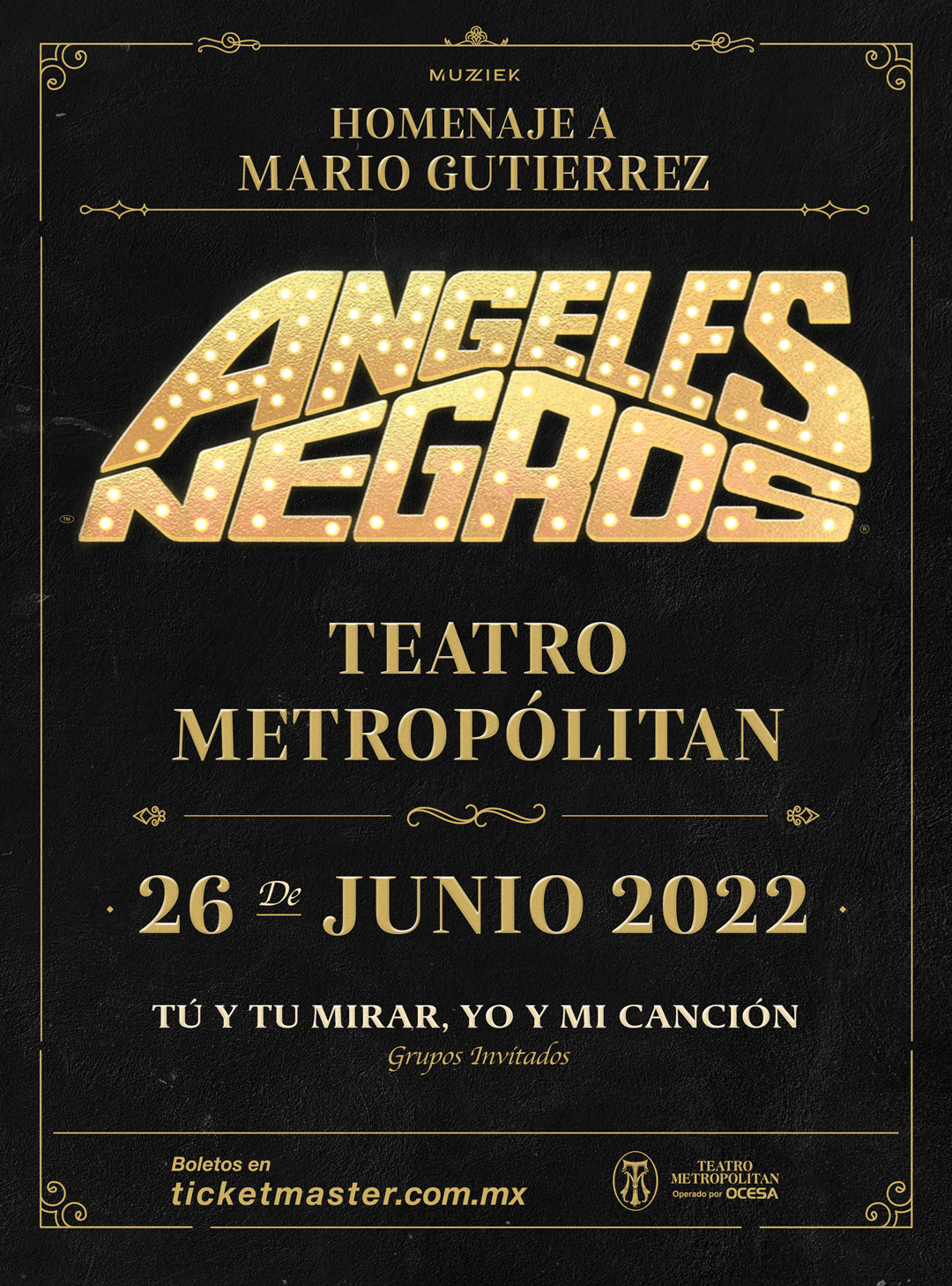 LOS ANGELES NEGROS OFRECERÁN SHOW EN EL TEATRO METROPOLITAN CON GRANDES INVITADOS