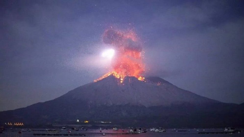 volcán japón